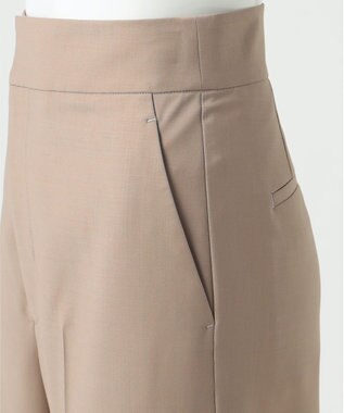 23区 L 【R(アール)】ウールトロストレッチ ワイドパンツ ベージュ系