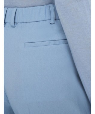 JOSEPH テーラリングクレープ　ワイドテーパードトラウザーズ Faded Sky