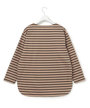 J.PRESS YORK STREET 【WOMEN】バスクTシャツ ブラウン系1