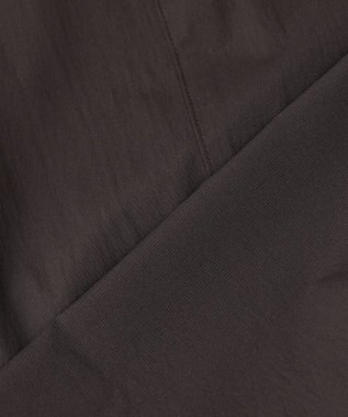 uncrave クールタッチカラータイプライター ペプラムブラウス ダークブラウン