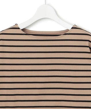 J.PRESS YORK STREET 【WOMEN】バスクTシャツ ブラウン系1