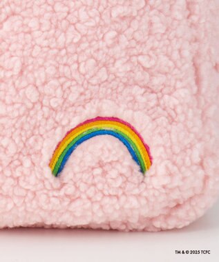 MOONBAT Care Bears(ケアベア) ボアバッグ B4サイズ 手洗い可能 ファイファー ペールピンク