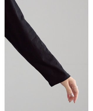 Te chichi シルケット天竺ロングスリーブTee ブラック