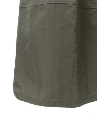 Green Parks フロントＺｉｐコクーンスカート Khaki