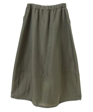 Green Parks フロントＺｉｐコクーンスカート Khaki