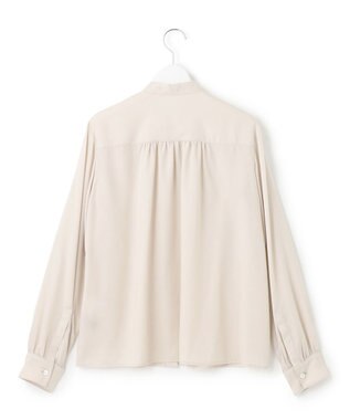 23区 キュアセルツイル ボウタイ ブラウス アイボリー系