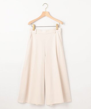 組曲 【WEB限定】ウールライクストレッチ フレアパンツ アイボリー系