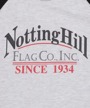 WEGO レタリングラグランT ブラック