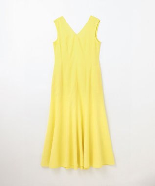 GRACE CONTINENTAL トリアセリネンフレアマキシ イエロー