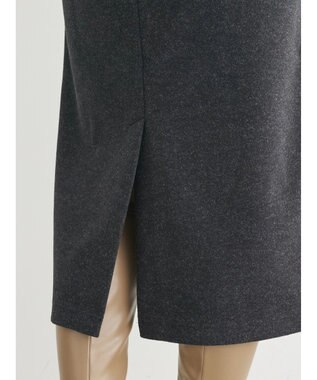 Green Parks 圧縮ポンチキーネックジャンスカ Dark Gray Mixture