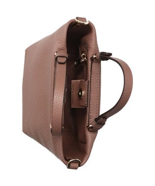 INTER-CHAUSSURES 【LORISTELLA】チェーンストラップレザーミニバッグ ベージュ