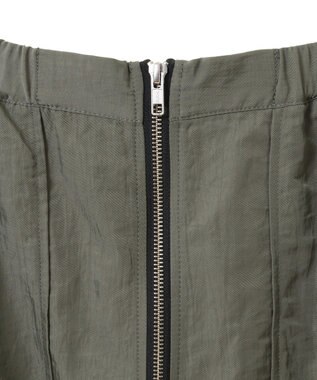 Green Parks フロントＺｉｐコクーンスカート Khaki