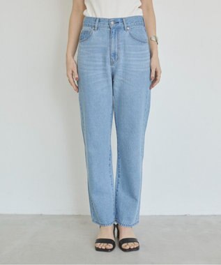 WEGO 【ANGIE VINTAGE/SMLサイズ展開】ストレートデニムパンツ ブルー