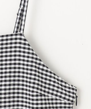 ANY 【洗濯機可能】ギンガムギャザーワンピース ギンガム