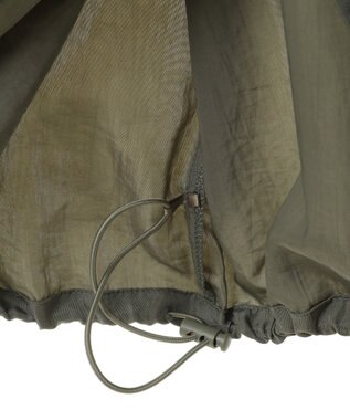 Green Parks フロントＺｉｐコクーンスカート Khaki