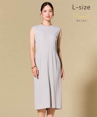BEIGE， 【Lsize・セットアップ対応】CINDY / クルーネックドレス