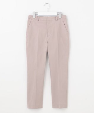 J.PRESS LADIES 【洗える・撥水・防汚】コットンFITTYシャーク テーパード パンツ ピンク系