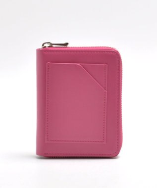 blancle スムースレザー ベローウォレット ピンク