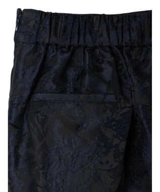 Green Parks Ｂ．ジャガードタックパンツ Black