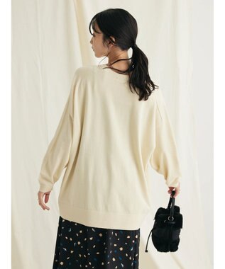 CRAFT STANDARD BOUTIQUE とてもちクルーネックニットプルオーバー Ivory