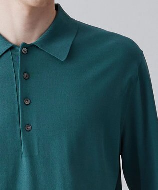 UNFILO MENS 【抗菌防臭】イージーケア ライトニットポロ [23年春夏商品] グリーン