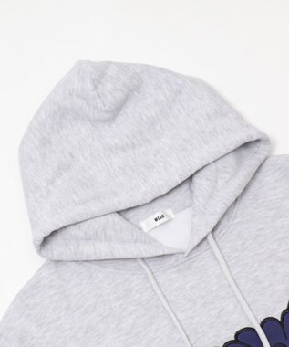 WEGO 【ユニセックス着用ITEM/SMLサイズ展開】グラフィックロゴプルパーカー グレーその他