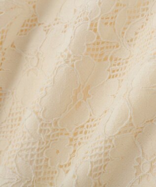 earth music&ecology 【WEB・一部店舗限定】レースリバーシブルブルゾン Ivory