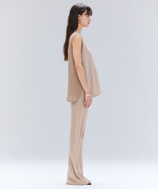 BEIGE， 【洗える・STORY 10月号掲載】FLEUR / ウエストゴムイージーワイドパンツ Beige