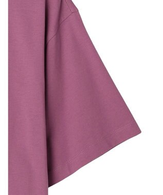 earth music&ecology ＢＯＸシルエットＴ（汗じみ防止） Purple