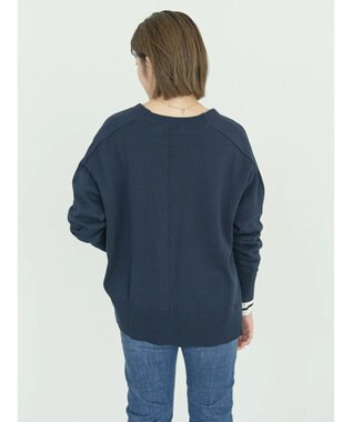 AMERICAN HOLIC ＵＶカットミディニットカーディガン Navy