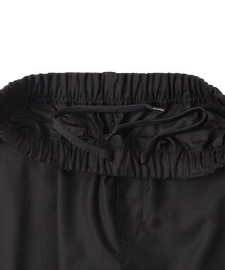 WEGO 【ウエストゴム】TRイージーストレートパンツ ブラック