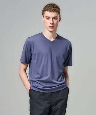 JOSEPH HOMME 新色追加【機能素材】ハイゲージベアスムース　VネックＴシャツ
