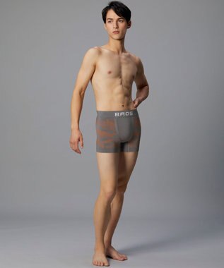 WACOAL MEN ボクサーパンツ 【EVERYDAY BOXER】 吸汗速乾 立体成型 前閉じ 下着 メンズ GT3491 /ブロス バイ ワコールメン グレー
