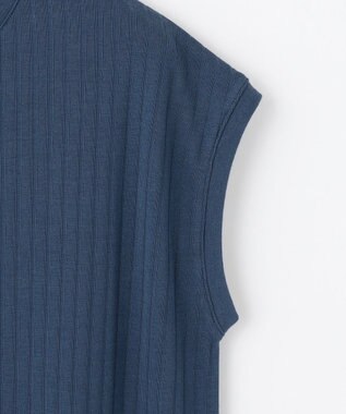 ANY 汗ジミ防止テレコワンピース ダークブルー