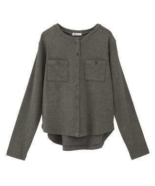 CRAFT STANDARD BOUTIQUE 2点セット/カーディガン＆ビスチェ Gray Mixture