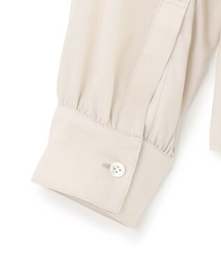 23区 キュアセルツイル ボウタイ ブラウス アイボリー系