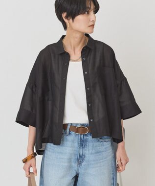 AMERICAN HOLIC 【先行予約】【WEB限定】Wポケットシアー半袖シャツ