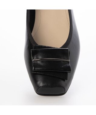 Riz raffinee <Riz raffinee>モチーフ金具付バレエパンプス ブラック