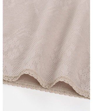 Wing カップ付きインナー 綿100％(身生地) さらっと快適 【綿100％ メッシュタイプ】 ブラトップ 3分袖 半袖 春 夏 EL6386 ウイング／ワコール ブラウン