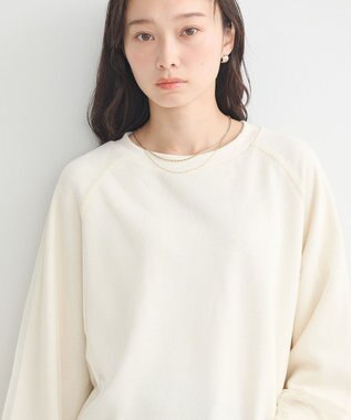 earth music&ecology シアーレイヤードプルオーバー Ivory