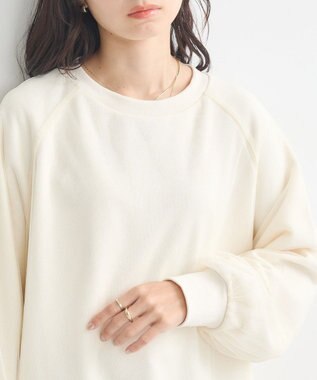 earth music&ecology シアーレイヤードプルオーバー Ivory