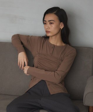 CRAFT STANDARD BOUTIQUE 2点セット/カーディガン＆ビスチェ Mocha