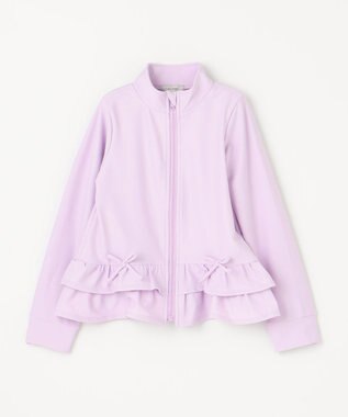 ANY KIDS 裾フリル ラッシュガード ラベンダー