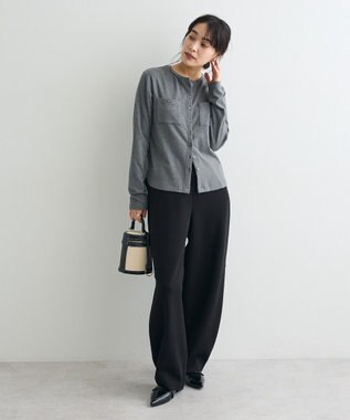 CRAFT STANDARD BOUTIQUE 2点セット/カーディガン＆ビスチェ Gray Mixture