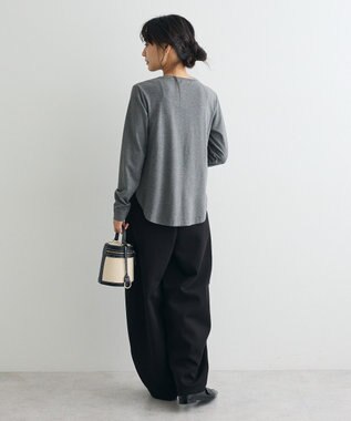 CRAFT STANDARD BOUTIQUE 2点セット/カーディガン＆ビスチェ Gray Mixture