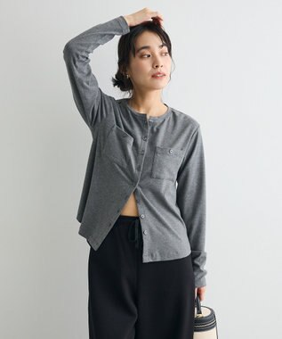 CRAFT STANDARD BOUTIQUE 2点セット/カーディガン＆ビスチェ Gray Mixture