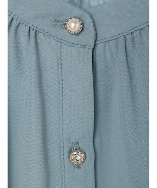 Green Parks ・ＥＬＥＮＣＡＲＥ　ＤＵＥ　イロイロ釦ドルマンブラウス Sax