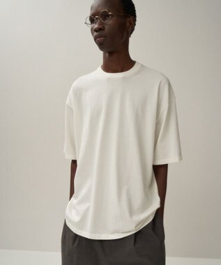 ATON FRESCA KNIT | ハーフスリーブクルーネックセーター - UNISEX