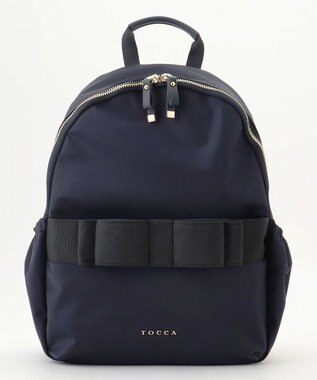 TOCCA 【撥水】RIBBON BRICK BACKPACK バックパック ネイビー系