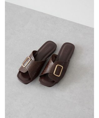 AMERICAN HOLIC バックルサンダル Brown